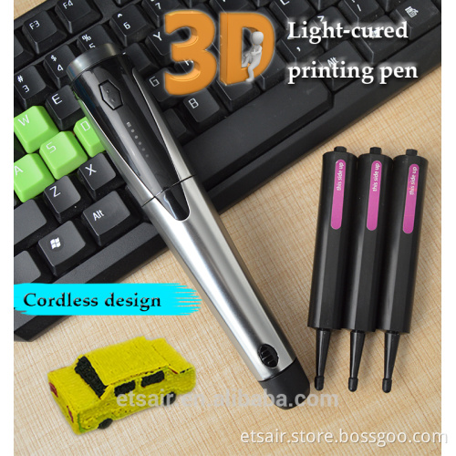 Best Quality 3D Pen Printer 3D Drawing Pen New 3D Pen Filament refills with Free Ink Cartridges Popular Toys